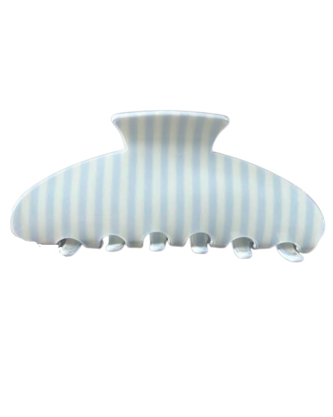 Almere Hair Claw Clip, Striped and Camo Pattern, Women's Hair Accessories for Thick or Thin Hair, 4 inch No-Slip (Pink Stripe)