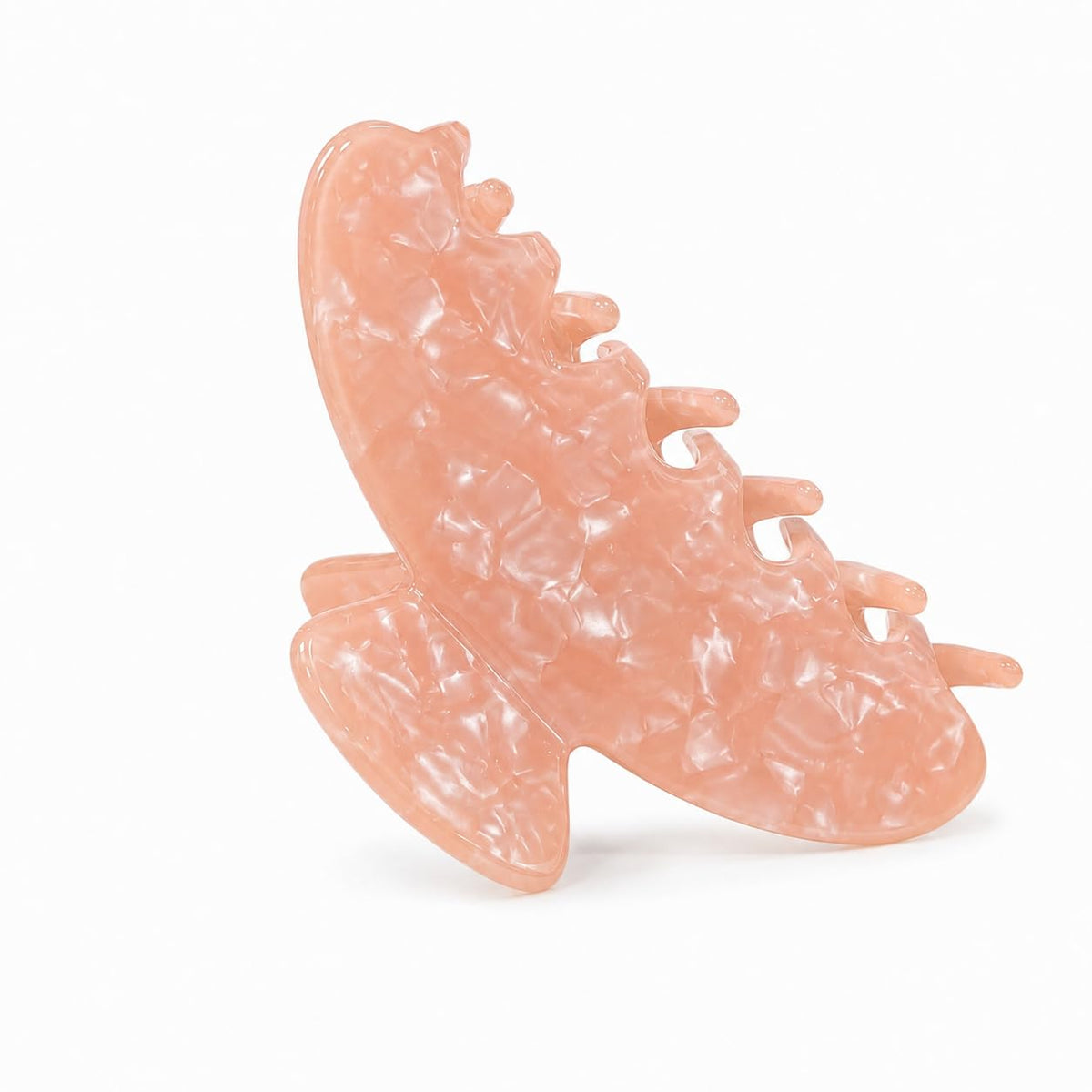 Acetate Hair Claw Clips for Women, Tortoise Shell or Polka Dot Large Hair Clips Strong Hold Hair Claws Gift Box Pack (Blue-1pcs)