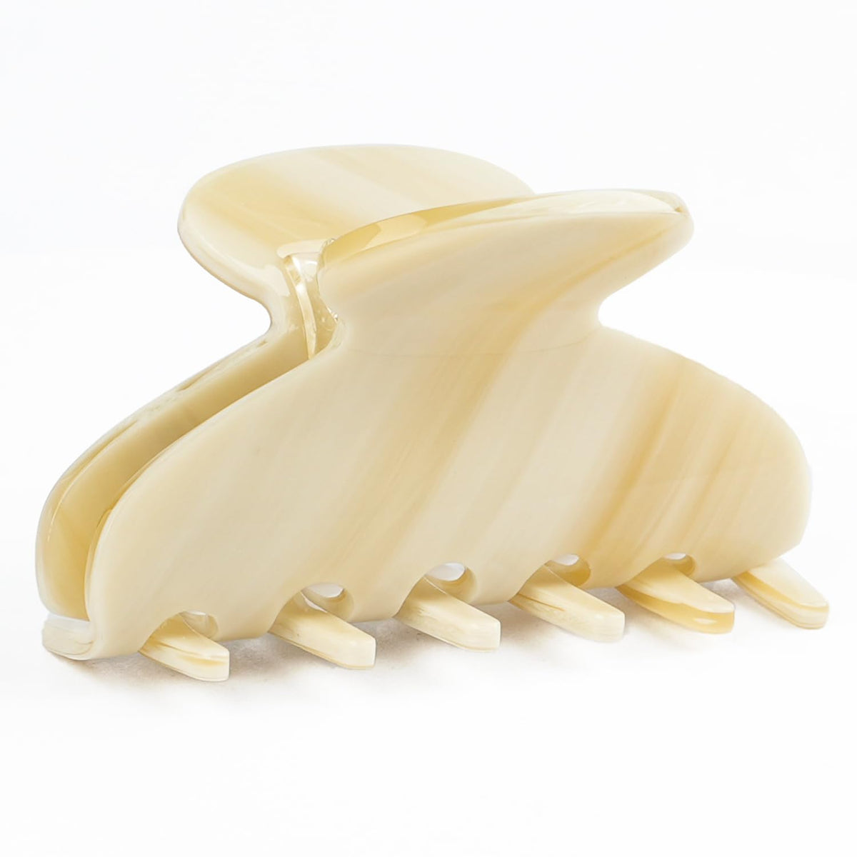 MAORULU Medium Cute Acetate Hair Claw Clip for Women Girls, 3 Inch Tortoise Shell Claw Clips for Thin & Medium Thick Hair, Durable French Banana Clip with Gift Box, Celluloid Accessories