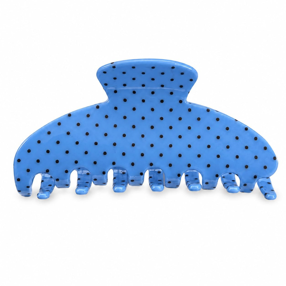 Large Claw Clips | Polka Dot | 3.9-Inch Acrylic, Yellow, 1 Pack