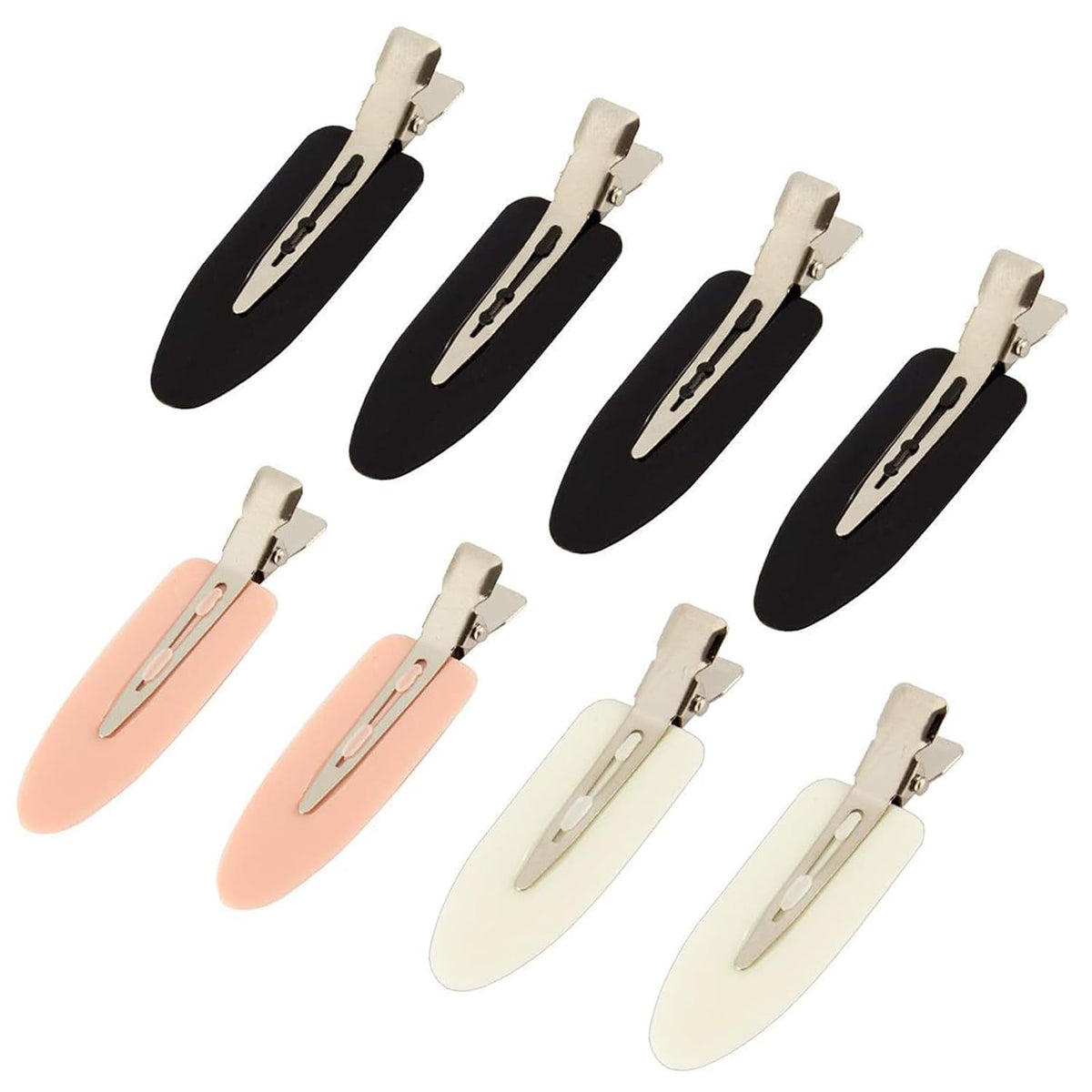 8Pcs No Bend No Crease Hair Clips, Small Flat Hair Clips for Women, Non Slip Makeup Bangs Hair Clip Hair Barrettes for Styling