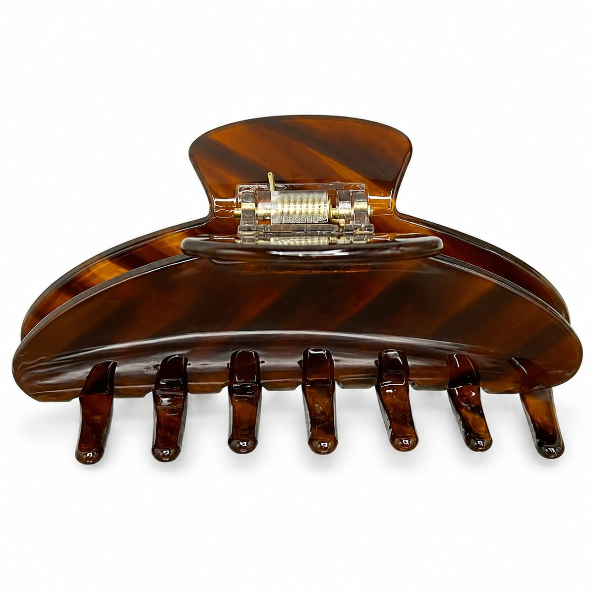 Large Claw Clip | All Styles | Acetate Secure Grip, Amber, 1 Pack