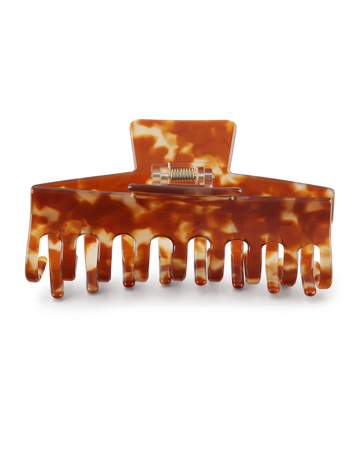 Molans Acetate Claw Clips for Women, 4.3" Tortoise Clamp for ThinThick Hair