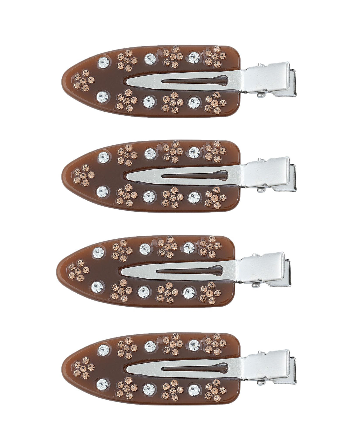 4 Pcs No Crease Hair Clips for Makeup Creaseless Hair Clips for Bangs
