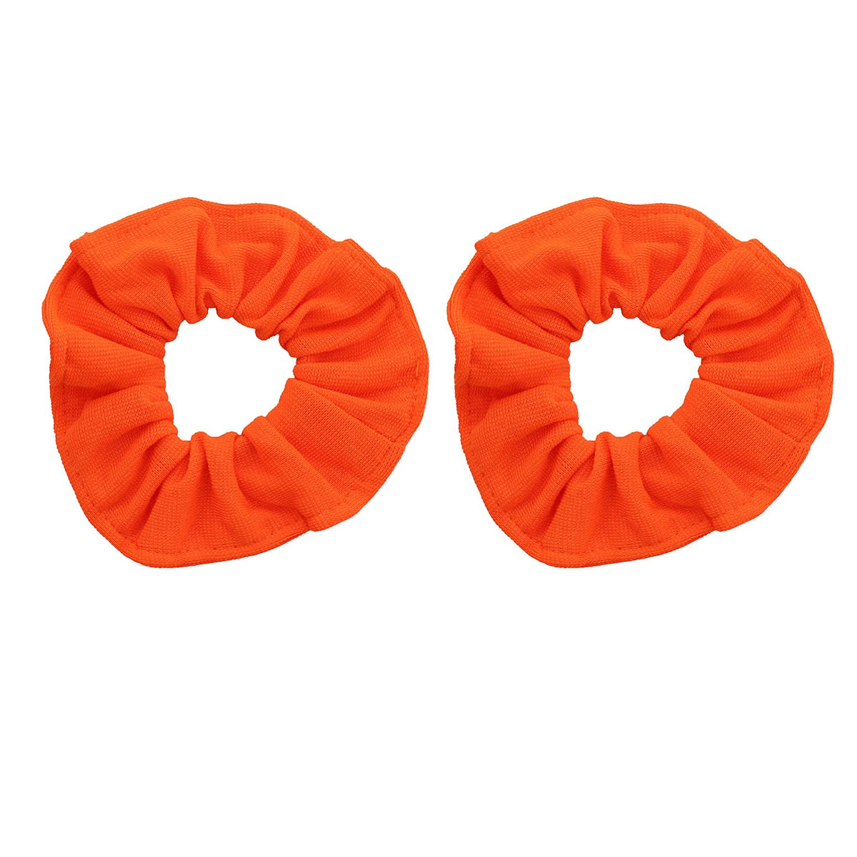 Motique Accessories Large Scrunchies for Thick Hair, 2 Pack, Black