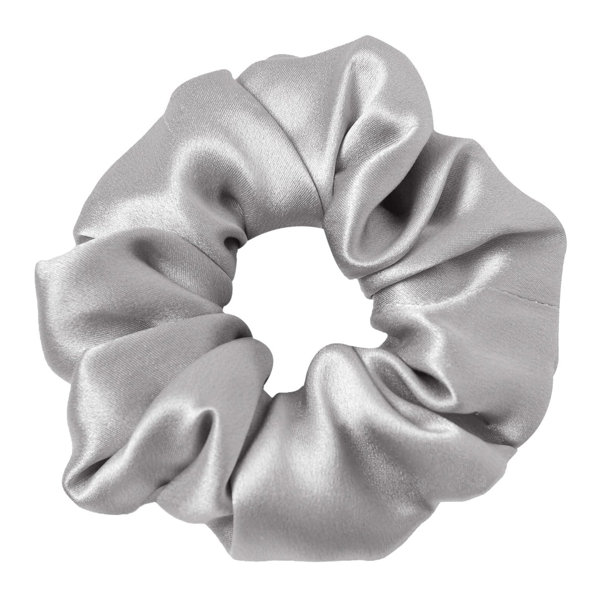 LilySilk Hair Tie, 100% Mulberry Silk Hair Scrunchies for Frizz & Breakage Prevention, Elastic Silk Ponytail Holders, 1Pc, Ivory