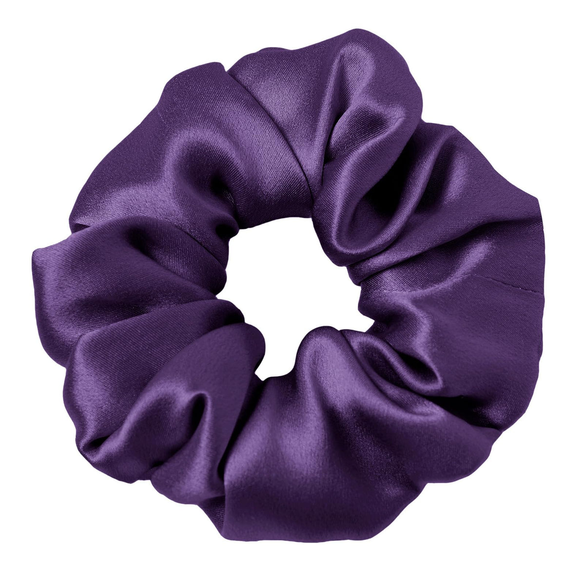 LilySilk Hair Tie, 100% Mulberry Silk Hair Scrunchies for Frizz & Breakage Prevention, Elastic Silk Ponytail Holders, 1Pc, Ivory