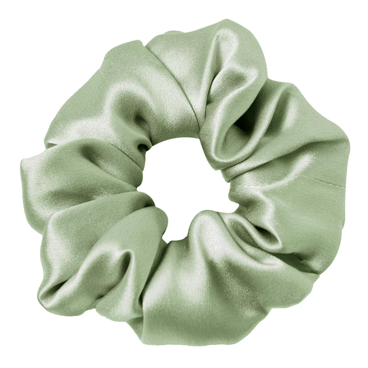 LilySilk Hair Tie, 100% Mulberry Silk Hair Scrunchies for Frizz & Breakage Prevention, Elastic Silk Ponytail Holders, 1Pc, Ivory
