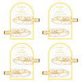 8 Pcs Creaseless Hair Clips No Crease Hair Clips No Bend Glitter Gold Bangs Clip for Makeup Creaseless Gold HairAccessories Bridesmaid Gifts HairSetting Clip