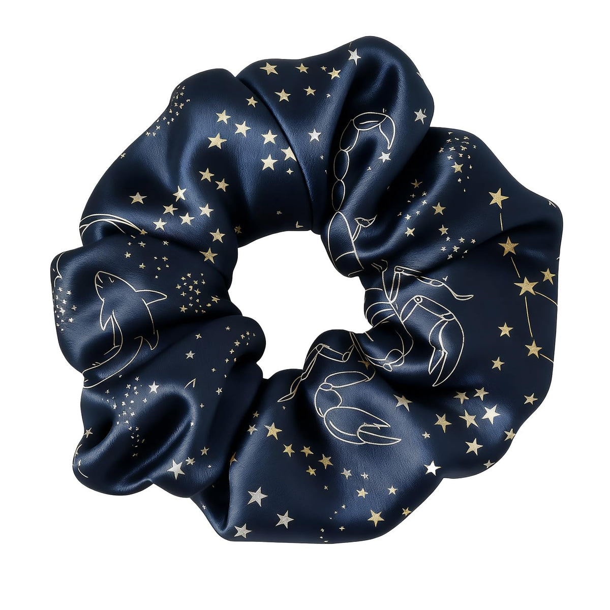 LilySilk Hair Tie, 100% Mulberry Silk Hair Scrunchies for Frizz & Breakage Prevention, Elastic Silk Ponytail Holders, 1Pc, Ivory