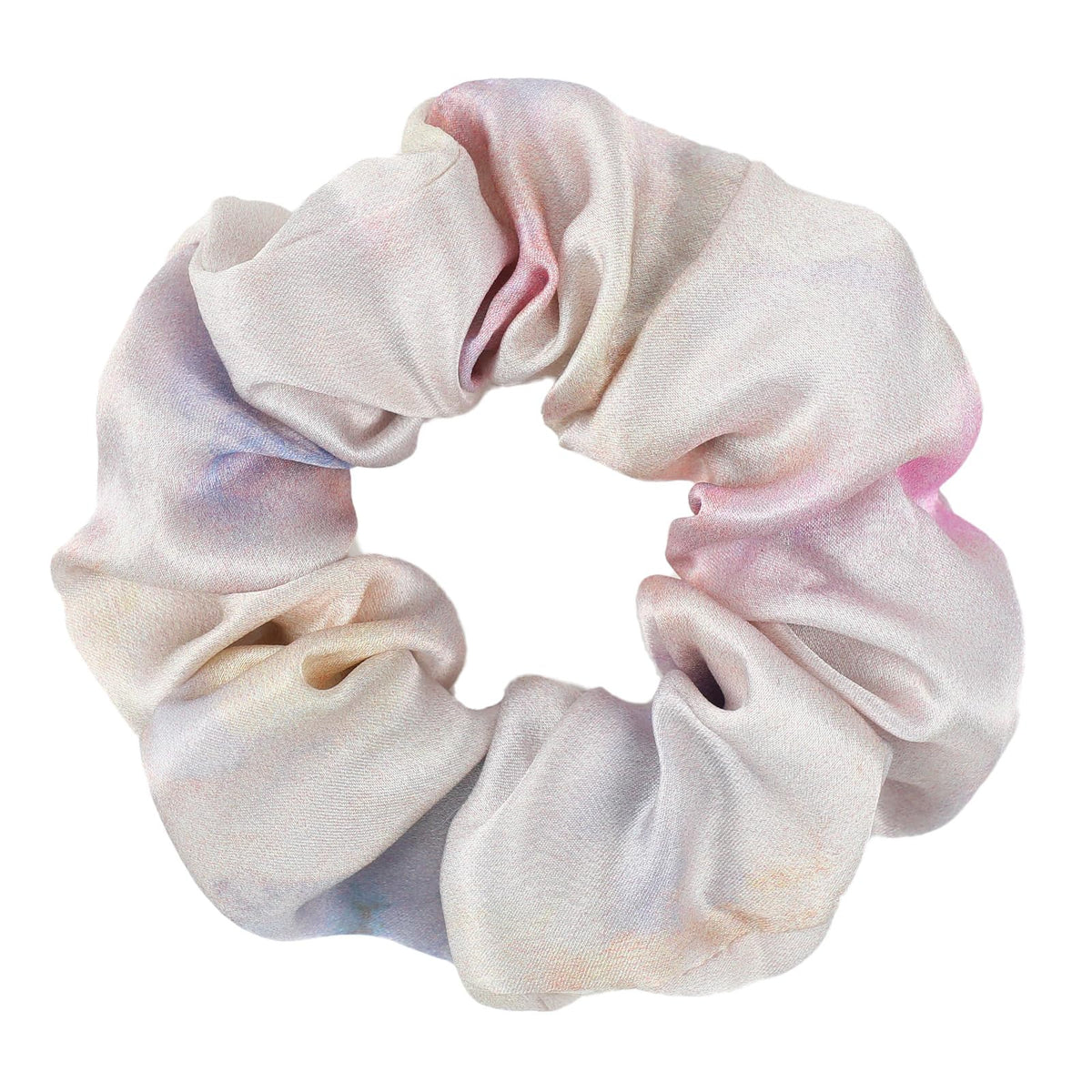 LilySilk Silk Hair Scrunchy, 100% Mulberry Silk Ponytail Holder, Frizz & Breakage Prevention, No Damage, Dark Green, 1 Count