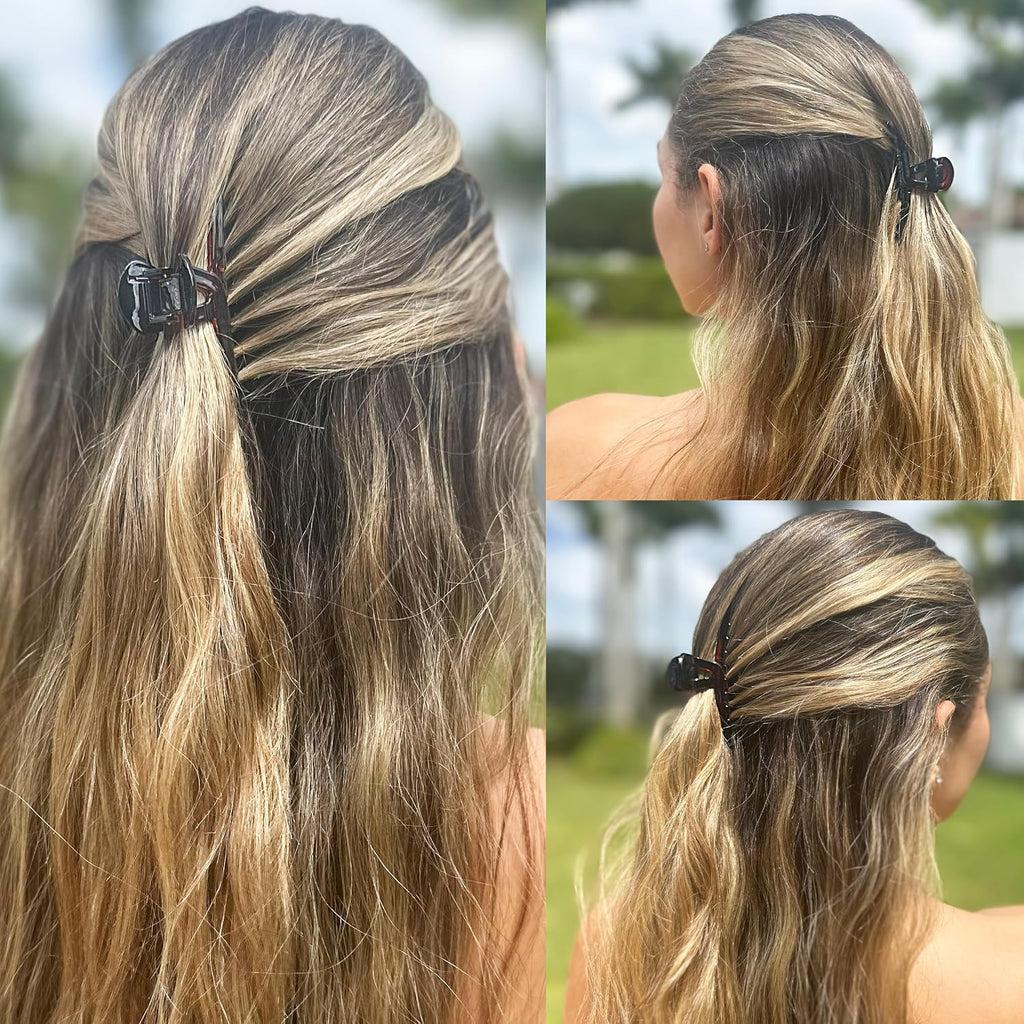 Camila Paris CP2623 French Hair Clip for Women, Narrow, Strong Hold Grip Double Teeth Girls Hair Claw Clips Jaw, Fashion Durable Styling Hair Accessories for Women, Made in France